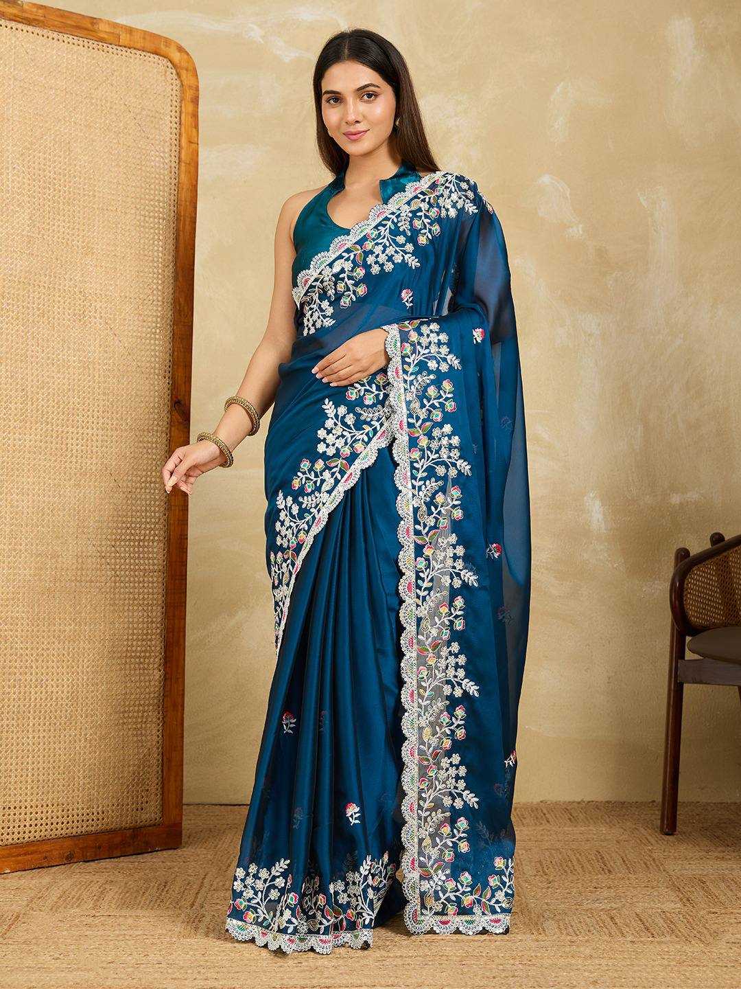 Rangoli Silk Embroidered Sarees